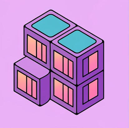 modular building with interchangeable parts